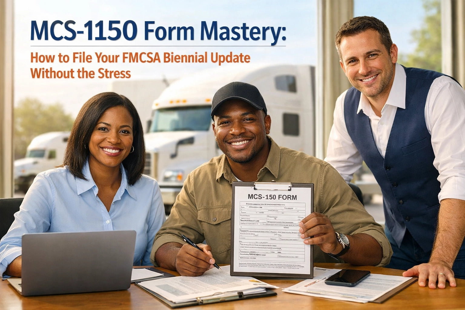 MCS150 Form Mastery How to File Your FMCSA Biennial Update Without t