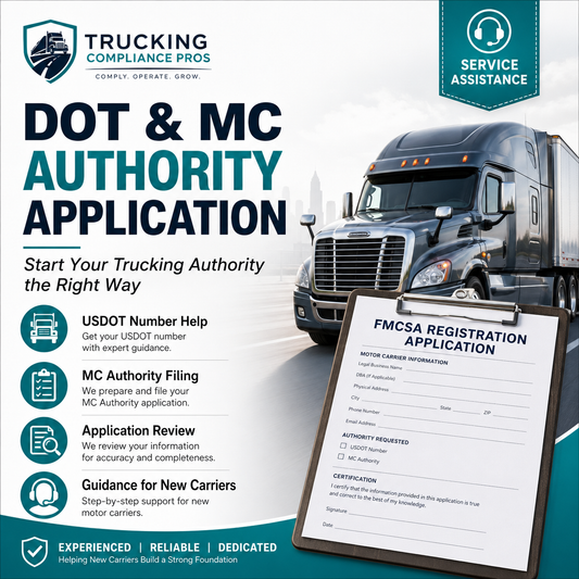 DOT & MC Authority Application
